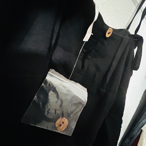 NEW Free People Black Struttin Set Pant Crop Top Size Small - Picture 14 of 14